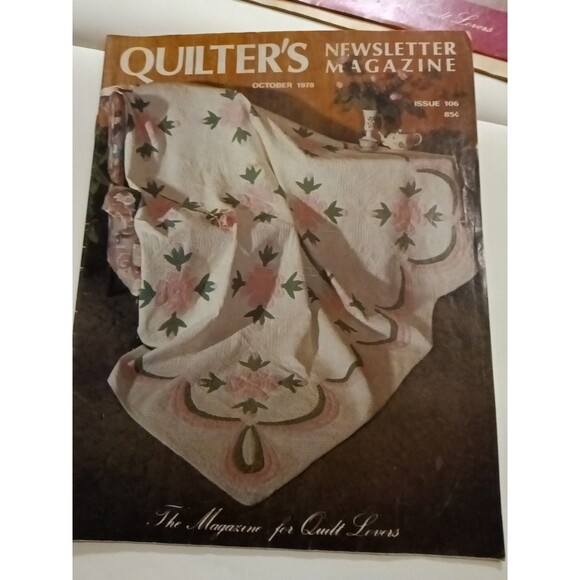 Quilter’s Newsletter Magazine-Lot Of 7 From 1978 - Picture 6 of 13
